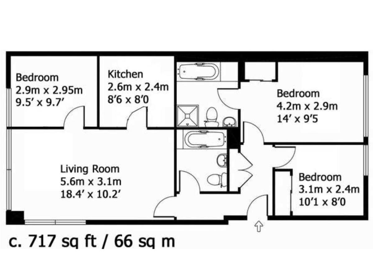 Superb Central Modern 3Bed 2Bath With Wifi, Trendy Fitzrovia W1 By Oxford Street Affable Informative Host Londra Esterno foto
